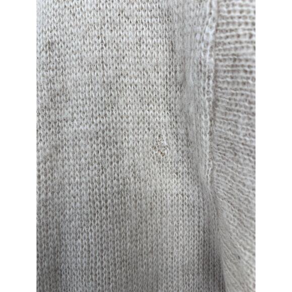 Samband Of Iceland Cream Pure Wool Chunky Knit Cardigan Adult Large Fair isle - Picture 5 of 6